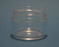 25ml Polystyrene Round Base Simplicity Jar 43mm Screw Neck